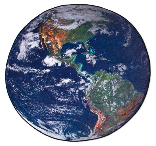 The whole world in a blanket!