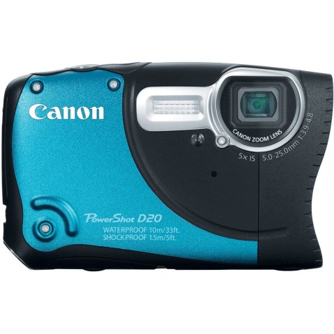 Cannon waterproof and shockproof camera. Picture taken from Amazon.com. 