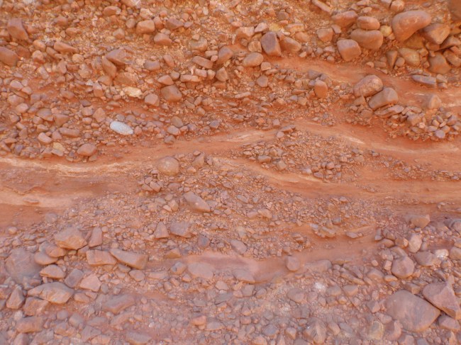 One last view of conglomerate texture. 