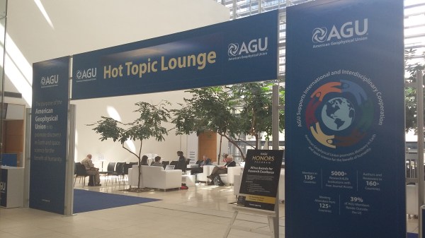 The AGU Hot Topic Lounge at the 35th IGC. 