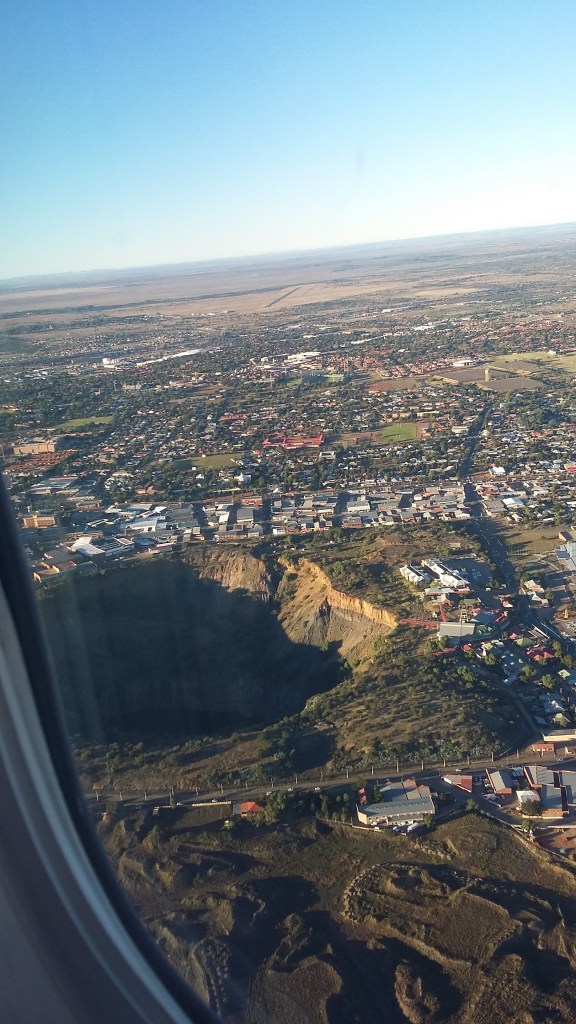 The Big Hole viewed from an airplane - Picture #1. 
