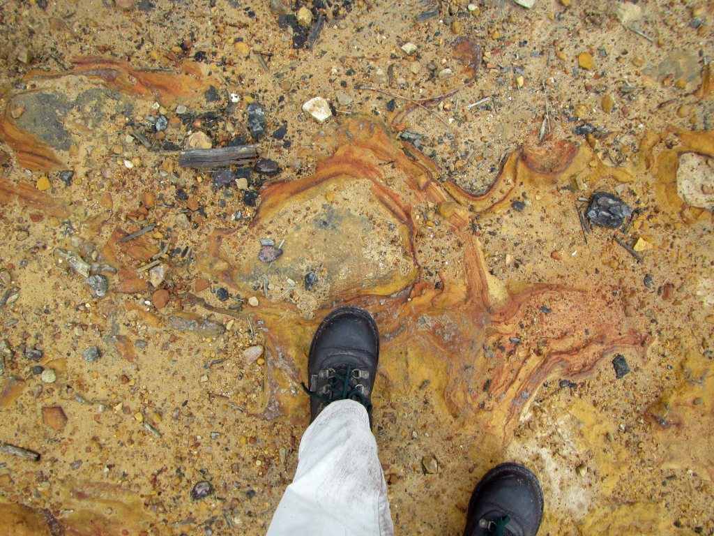 Liesegang weathering. 