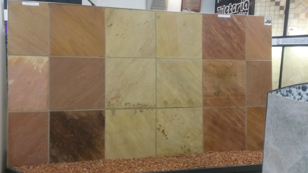 Dendrite-decorated display tiles.  