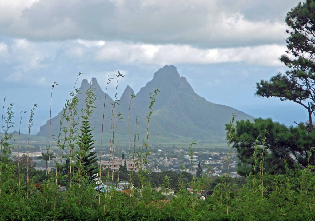 More steep mountains. 