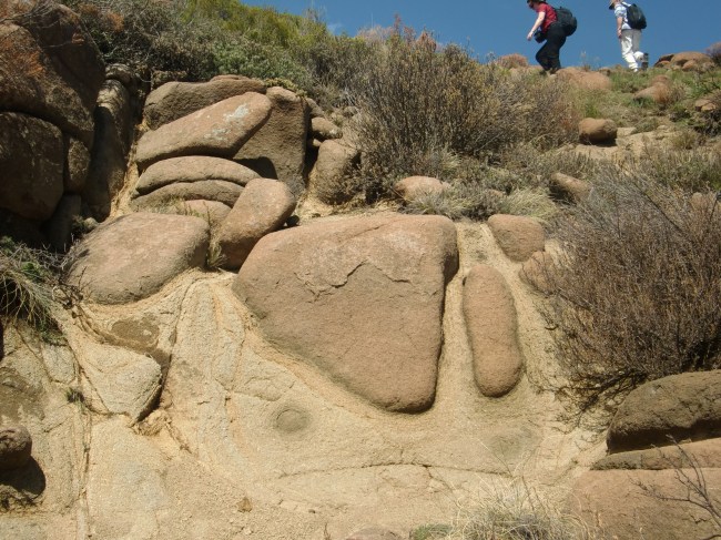 More spheroidal weathering. Picture courtesy of Stephanie Scheiber. 